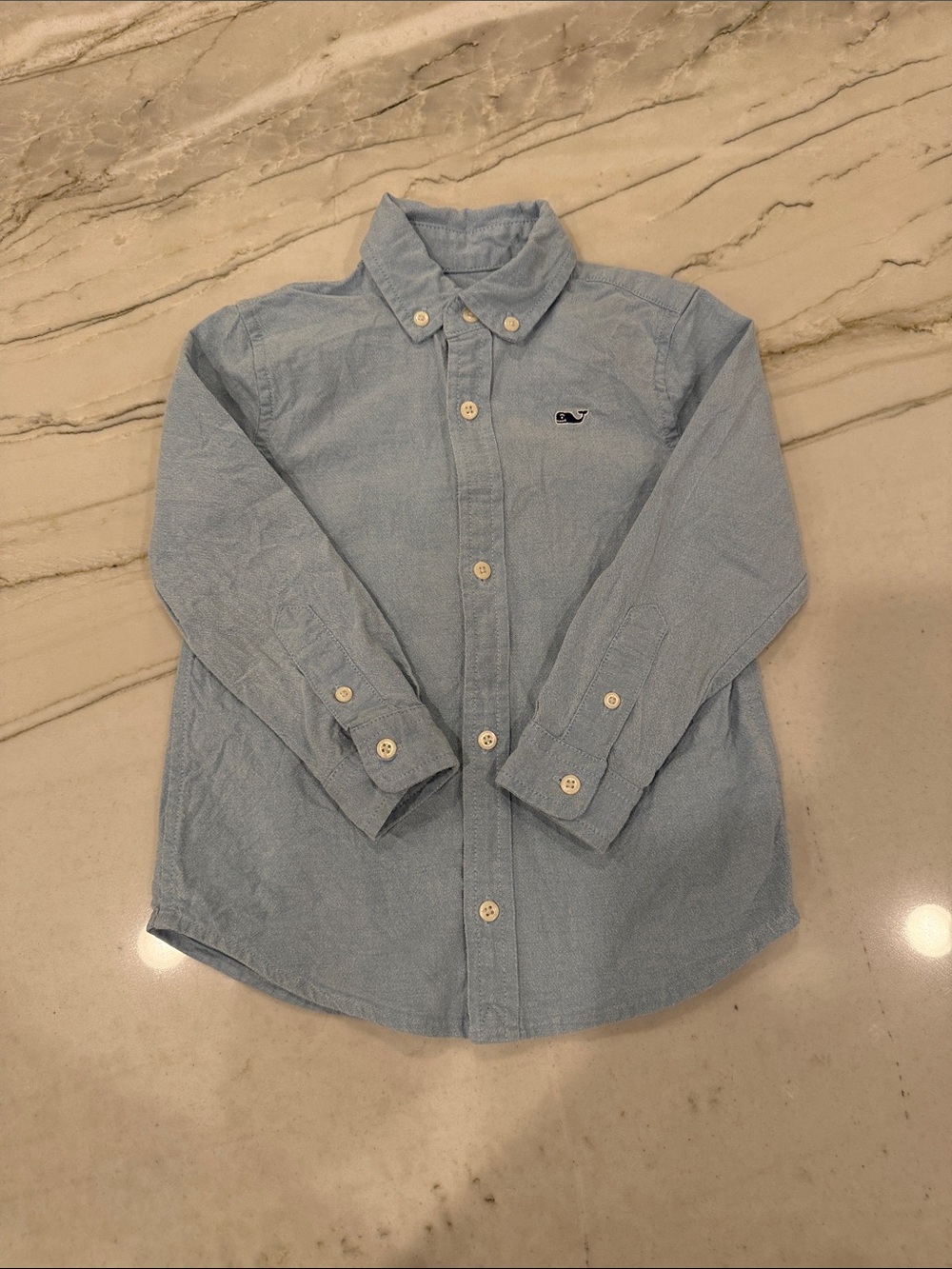 Vineyard Vines Toddler Boy's Light Blue Oxford Shirt